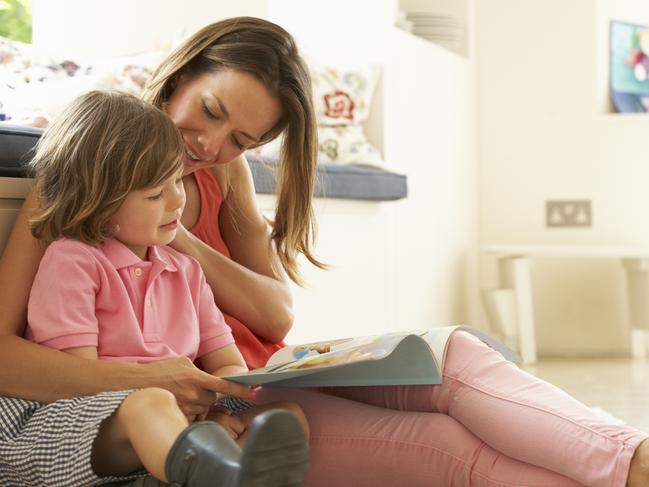 Parents can help their children learn to read by explaining the sounds of letters in words.