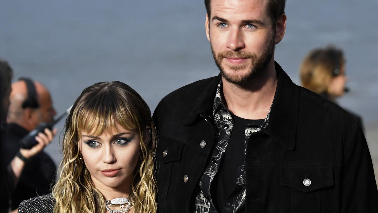 Miley Cyrus and Liam Hemsworth in 2019. Picture: Frazer Harrison/Getty Images