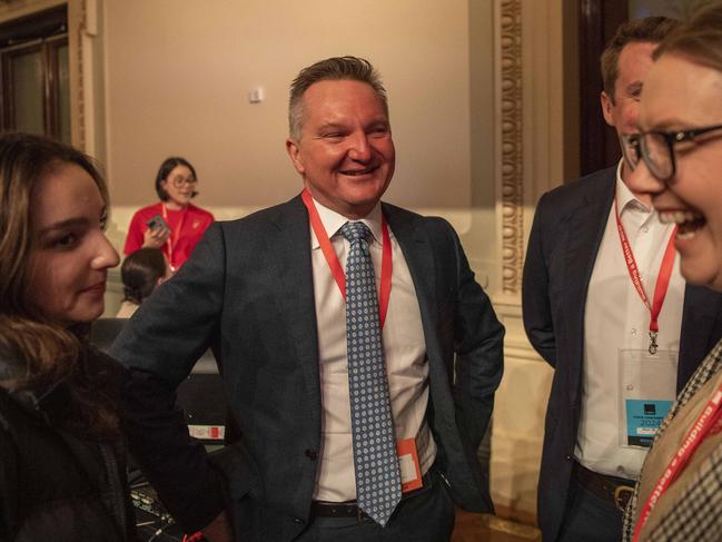 Federal Minister Chris Bowen at the convention. Picture: NewsWire