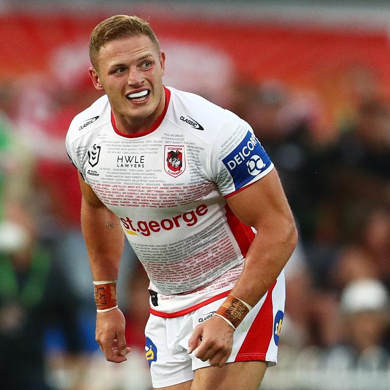 George Burgess will struggle to get a start for the Dragons. Picture: Mark Metcalfe/Getty Images