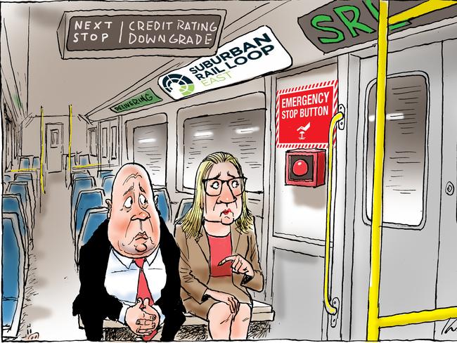 It comes as a new Cabinet subcommittee is established for the Suburban Rail Loop. Cartoon: Mark Knight