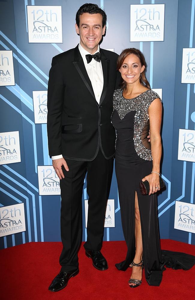 Sam and Lyn Moran at the 2014 ASTRA Awards held at Carriageworks in Sydney. Picture: Getty Images