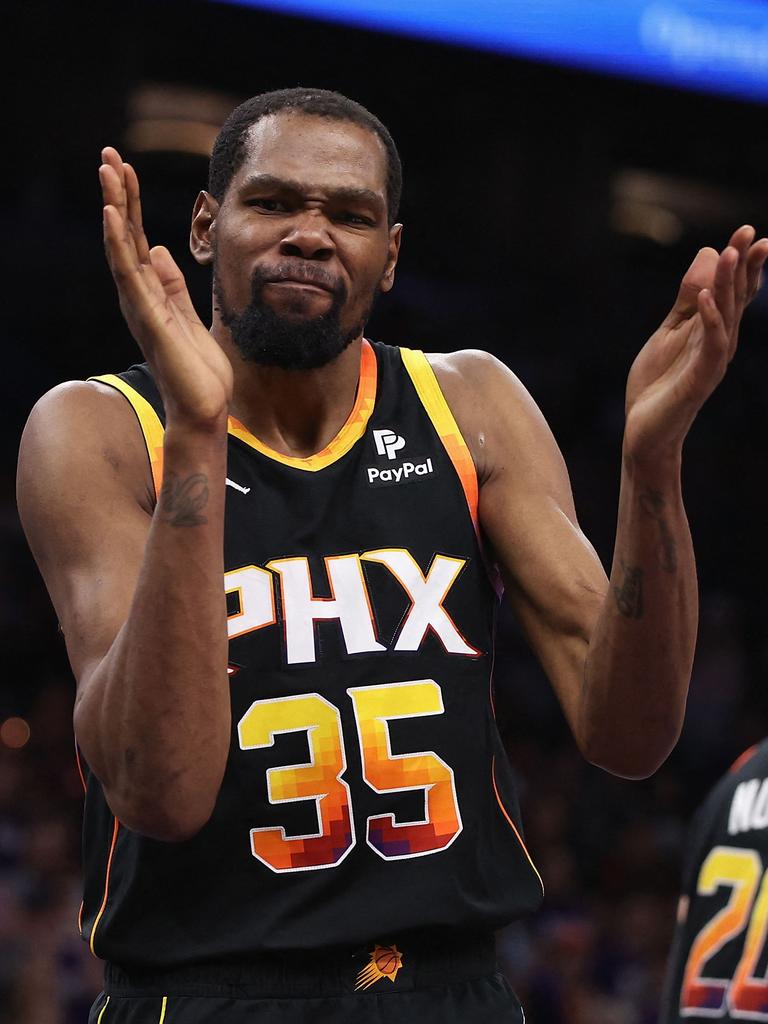 The future doesn’t look great for Durant and the Suns. Christian Petersen/Getty Images/AFP.