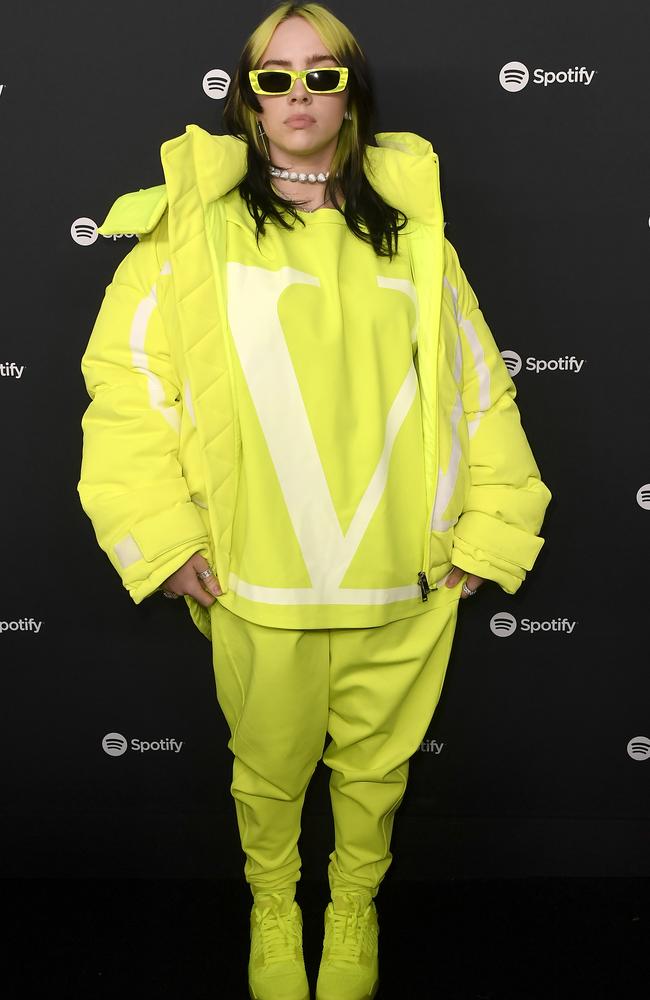 US teen Billie Eilish is expected to have multiple songs in the Hottest 100. Picture: Frazer Harrison