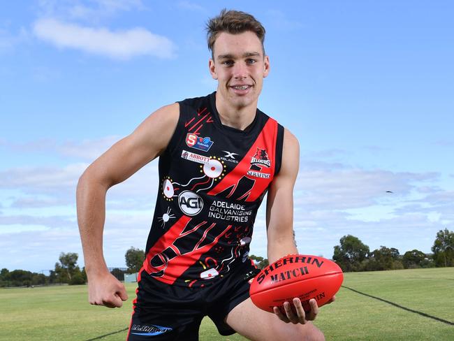 Thilthorpe is a mobile 201cm and 99kg tall and has played in senior SANFL ranks for two seasons.