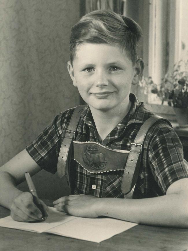 A young Albrecht Dittrich growing up in East Germany where he was born. Picture: Supplied