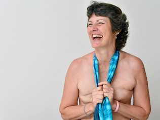 Tiana Fry, who had a double mastectomy talks about her life following cancer treatment. Picture: Tony Martin