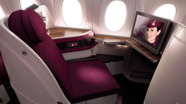 Experience Business Class in Qatar style.