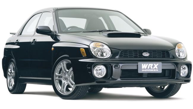 The 2002 Subaru Impreza WRX sedan.