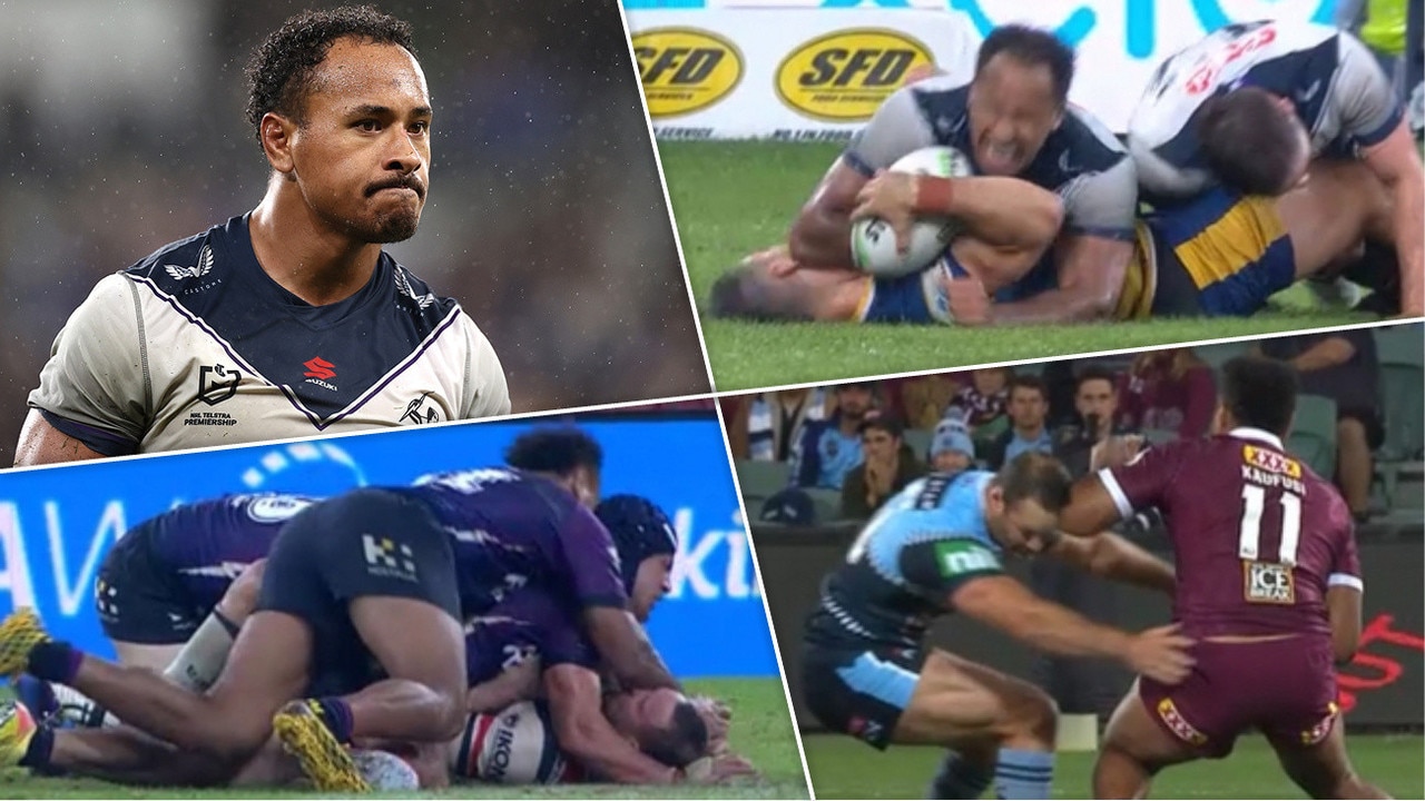 Melbourne Storm forward Felise Kaufusi has been involved in a number of questionable incidents on the field.