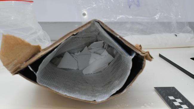 Police say they replaced methamphetamine in the packages with another substance. Picture: Supplied