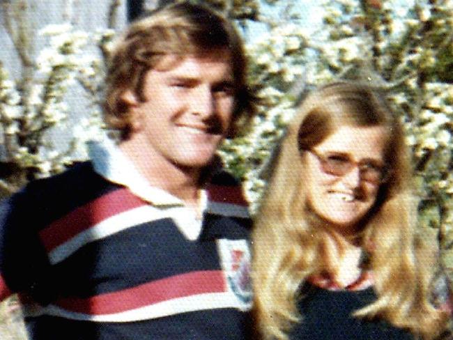 DTM NEWS Westmead coroners court inquest into Lynette Dawsons suspected death.Lynette and Chris Dawson in 1974.pic:Troy Bendeich