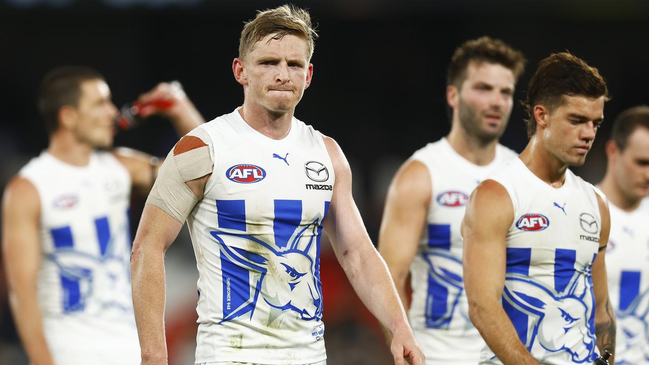 The Roos sit 17th on the ladder. (Photo by Daniel Pockett/Getty Images)