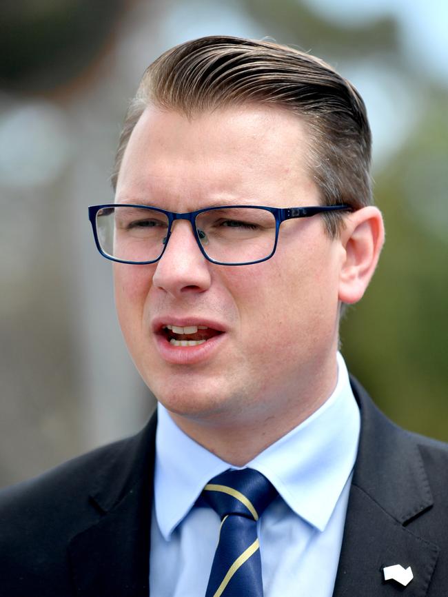 South Australian Minister for Transport, Infrastructure and Local Government Stephan Knoll. Picture: AAP Image/Sam Wundke