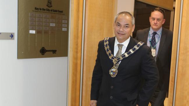 Mayor Tom Tate at the Evandale council chambers. Picture Mike Batterham.