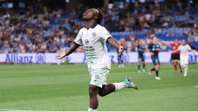 A-League prodigy Nestory Irankunda has been overlooked for Olyroos selection. Picture: Matt King/Getty Images