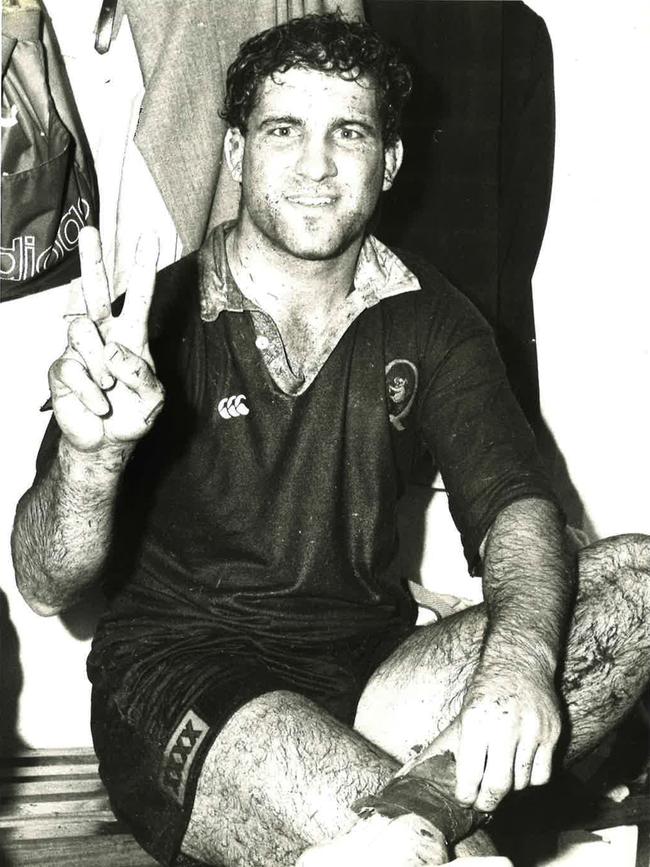 Queensland Reds forward Brendan Nasser in 1990.