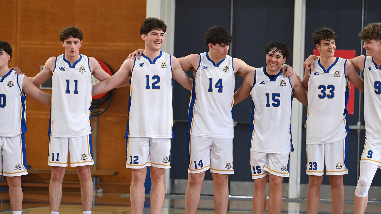 GPS First V basketball between Churchie and Nudgee. Saturday July 27, 2024. Picture, John Gass