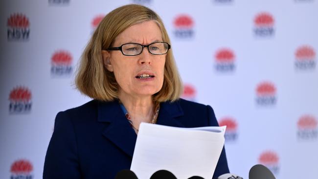 NSW chief health officer Dr Kerry Chant said there were 56,331 tests reported to 8pm last night. Picture: NCA NewsWire/Bianca De Marchi