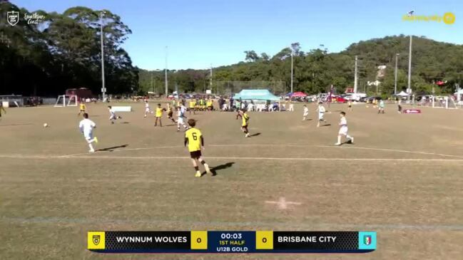 Replay: Wynnum Wolves v Brisbane City (U12 boys gold cup) - Football Queensland Junior Cup Day 1