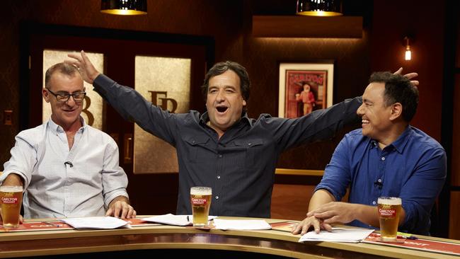 The Front Bar hosts Andy Maher, Mick Molloy and Sam Pang will host two cricket specials this month.