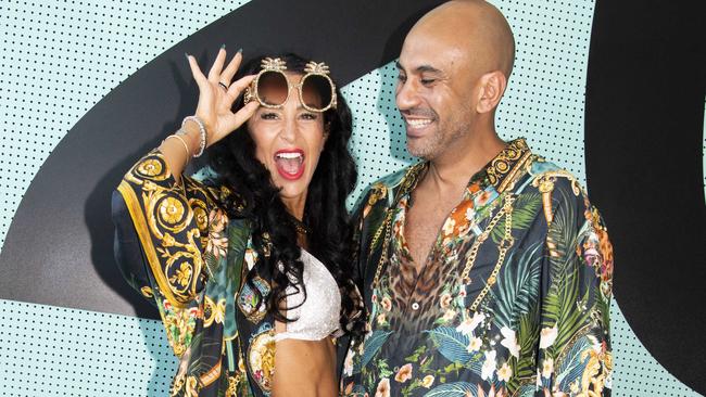 SYDNEY, AUSTRALIA, Daily Telegraph, Sunday, 1 January 2023.Angela and Tony  Bassaly pose for a photo at Bondi Icebergs New Year Day Party.Picture: Daily Telegraph / Monique Harmer