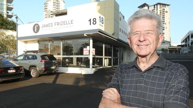 James Frizelle’s Automotive Group founder James Frizelle is all smiles at a deal which saw Peter Warren Automotive Group and invest Quadrant Private Equity buy the group he founded — his son Brett and Brett’s wife Rebecca have reinvested back in the new entity. Meanwhile, James is overseeing the property arm of the business, with all dealership sites leased back to the new entity. Picture Mike Batterham