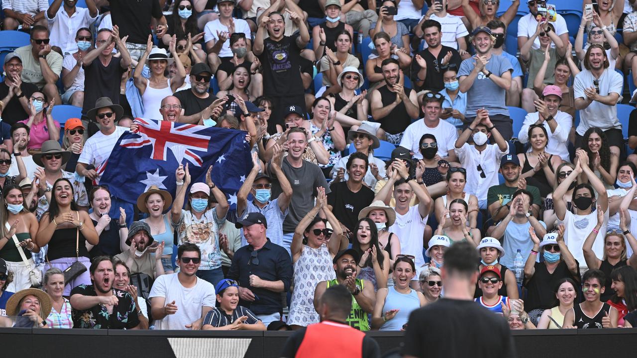 Fans were cheering — and SIUUing — with gusto throughout the tournament. Picture: Quinn Rooney/Getty Images