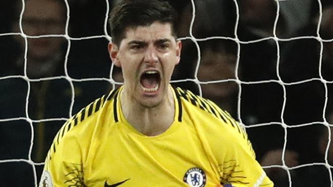 Thibaut Courtois got his switch to Spain and Real Madrid ... eventually. Picture: AFP.