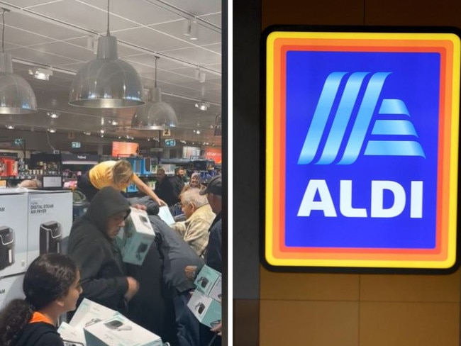 Huge queues for one Aldi Special Buys item