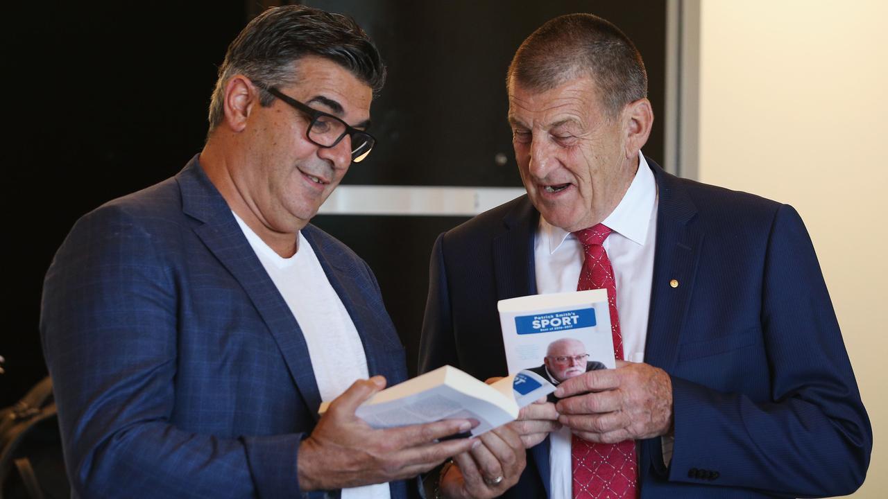 Andrew Demetriou and Jeff Kennett have had a rocky relationship. Picture: Michael Dodge/Getty Images