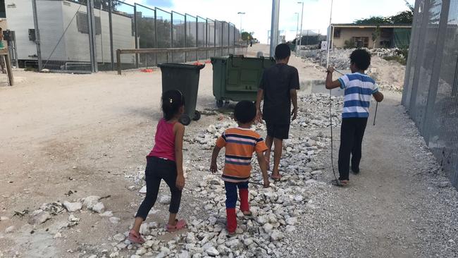 Children on Nauru. Picture: Supplied