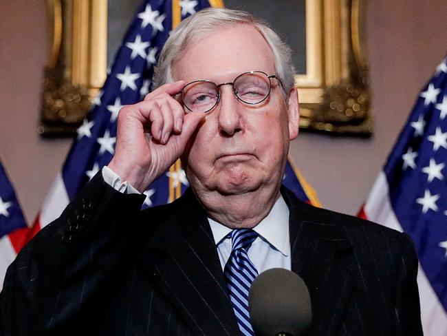 US Senate Majority Leader Mitch McConnell. Picture: AFP