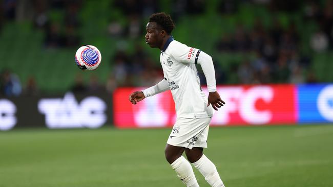 Adelaide United star Nestory Irankunda has signed with Bayern Munich. Picture: Graham Denholm/Getty Images