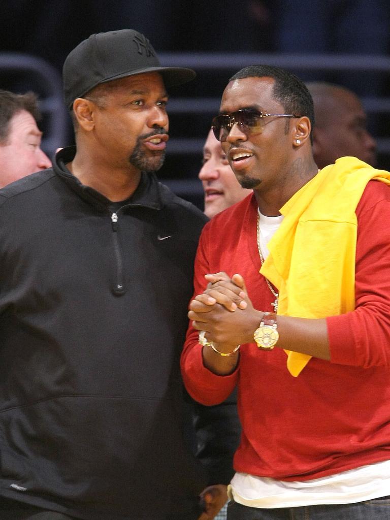 The source claims Washington and Diddy got into a screaming match before the actor stormed off. Picture: Noel Vasquez/Getty Images