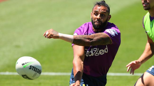 Melbourne are seeking a replacement for winger Josh Addo-Carr. Picture: Lachie Millard