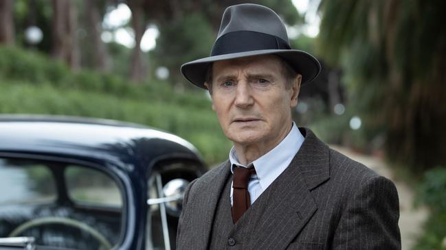 Liam Neeson in his new crime movie Marlowe. Picture: Quim Vives