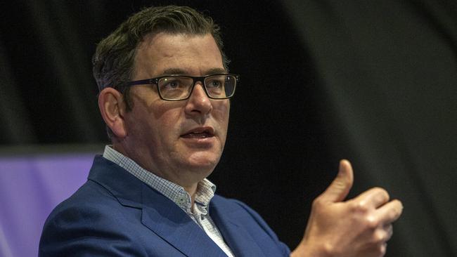 Victorian Premier Daniel Andrews in Melbourne on Monday. Picture: Wayne Taylor