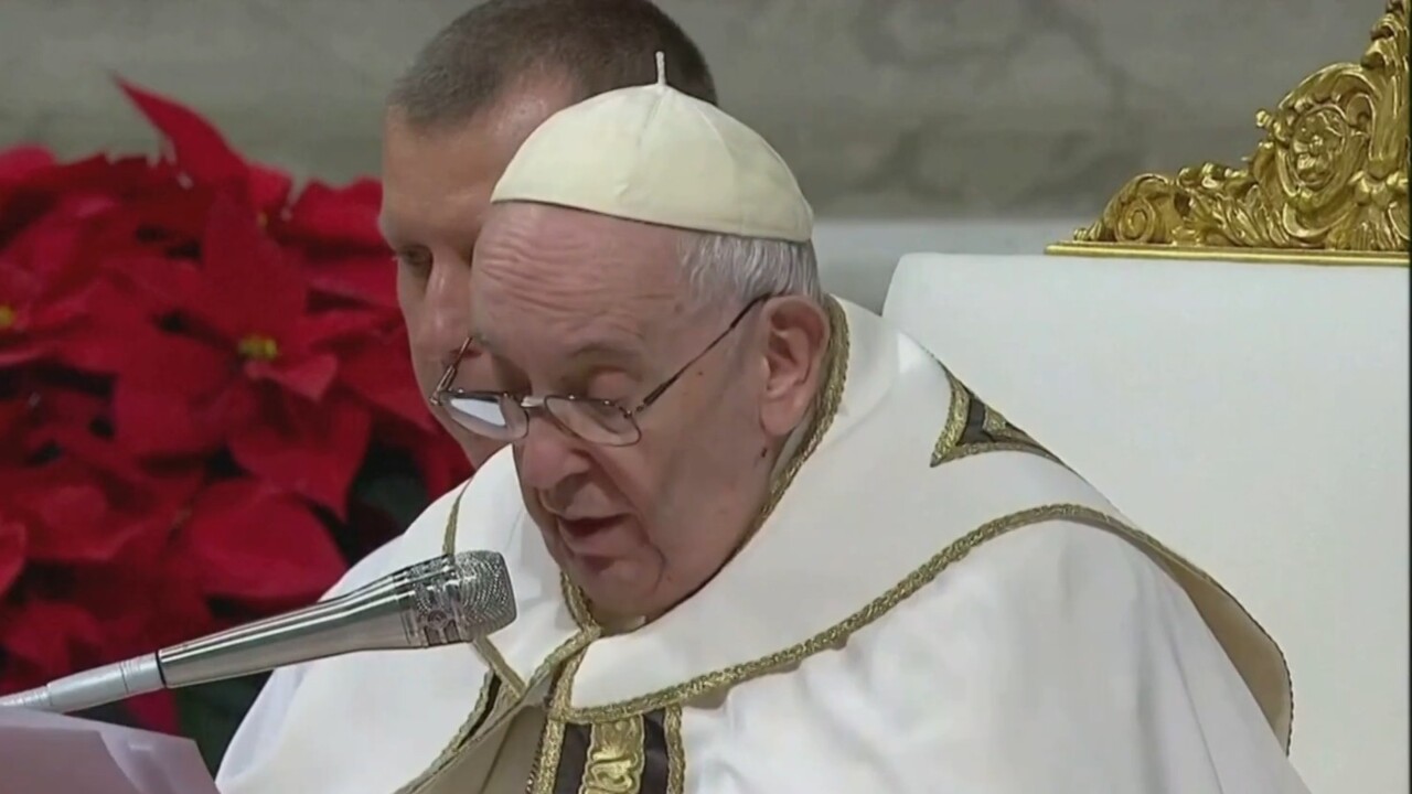 Pope Francis leads midnight mass service The Australian