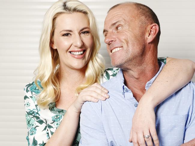 HOLD SEE COURIER MAIL PIC DESKRUN DATE TBA, CHECK WITH CM PIC DESK.Queenslanders Norm Hogan and fiancee Jess Eva are contestants on this years season of The Block. Photo Lachie Millard