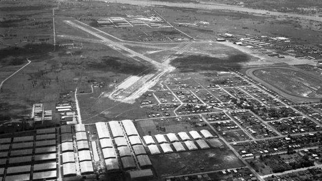 The Brisbane Airport in 1949.