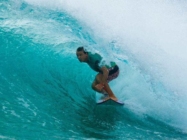 Julian Wilson of Australia prior to surfing in Heat 19 of the Opening Round at the Boost Mobile Gold Coast Pro on May 8, 2022 at Gold Coast, Queensland, Australia. (Photo by Andrew Shield/World Surf League)