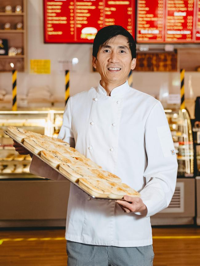 Mr Khun recently opened Country Cob Bakery in Springvale. Picture: Chloe Smith