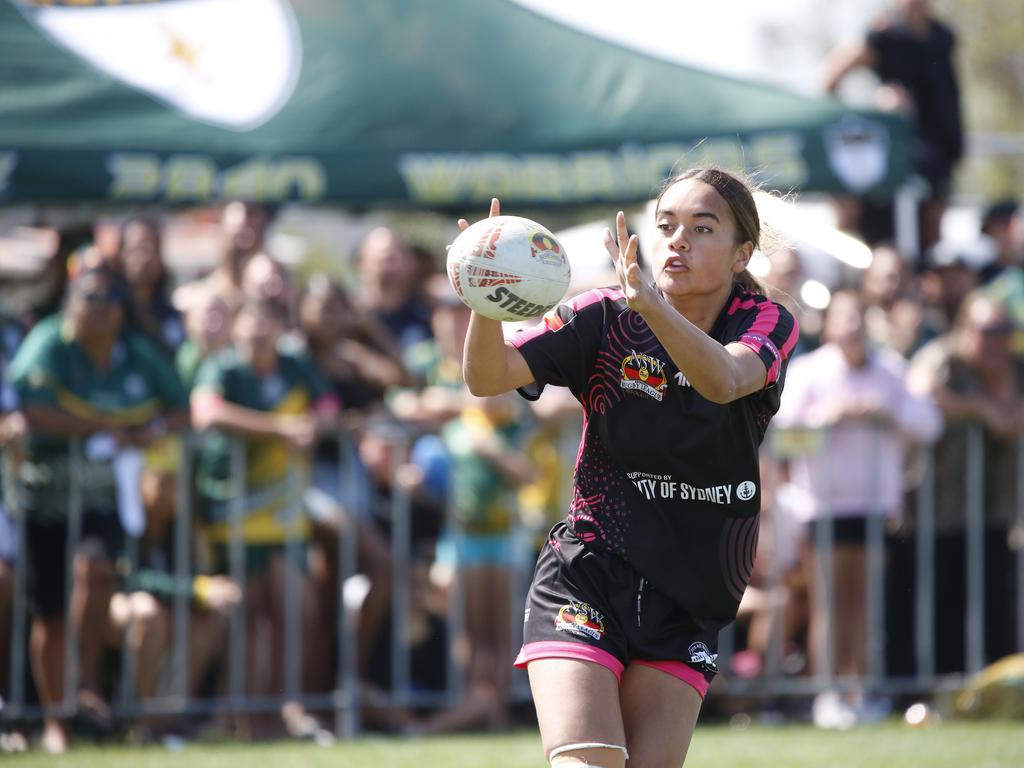 Koori Knockout - Day 4 Womens GF Redfern All Blacks v Bourke Warriors Monday, 7 October 2024 Hereford St, Bathurst NSW 2795, Australia, Picture Warren Gannon Photography