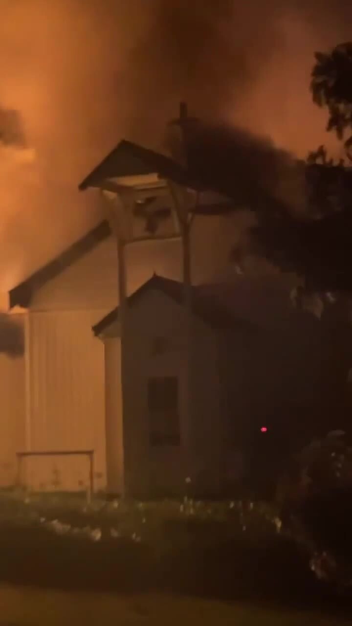 Fire at St Pauls Anglican Church in St Leonards