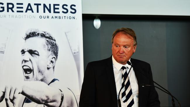 Cats CEO Brian Cook says the club will review why it failed in September. Picture: Nigel Hallett