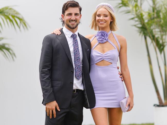 Josh Daicos and Annalise Dalins at Caulfield.