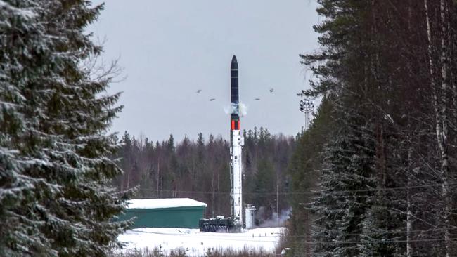 Russia’s Yars intercontinental ballistic missile launches at an undefined location in RussiaPicture: