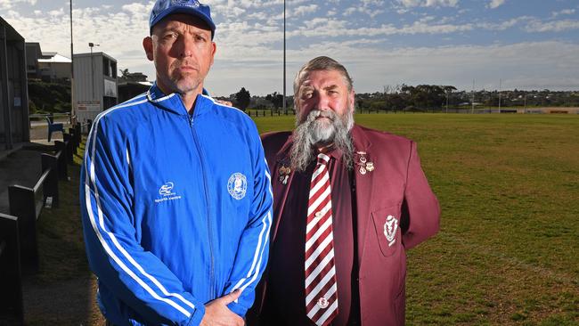 SFL president Craig Warman (right) believed the league would see a major upsurge after recent big signings. Picture: Tom Huntley