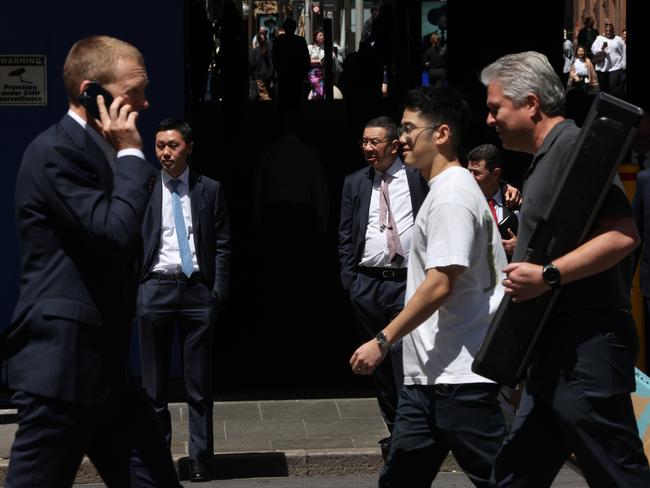 SYDNEY, AUSTRALIA - NewsWire Photos NOVEMBER 8: People pictured in Martin Place in the Sydney CBD. The ABS will release data on Jobs in Australia, Monthly Household Spending Indicator and Personal Income.Picture: NCA NewsWire / Damian Shaw